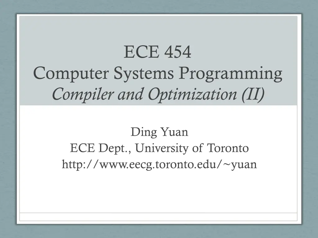 ece 454 n.w