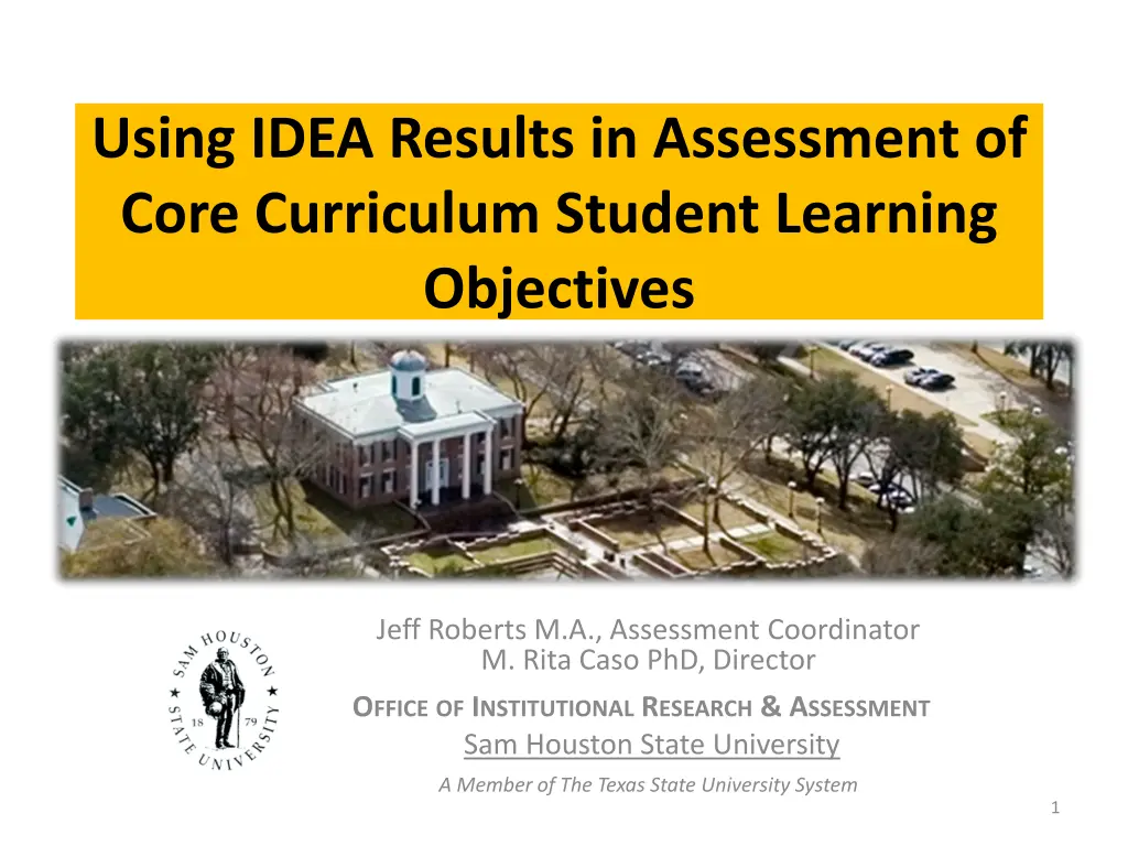 using idea results in assessment of core n.w