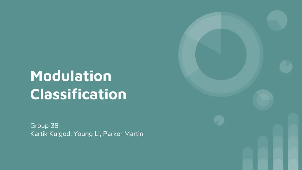 modulation classification n.w