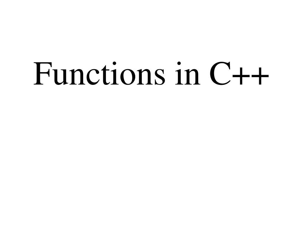 functions in c n.w