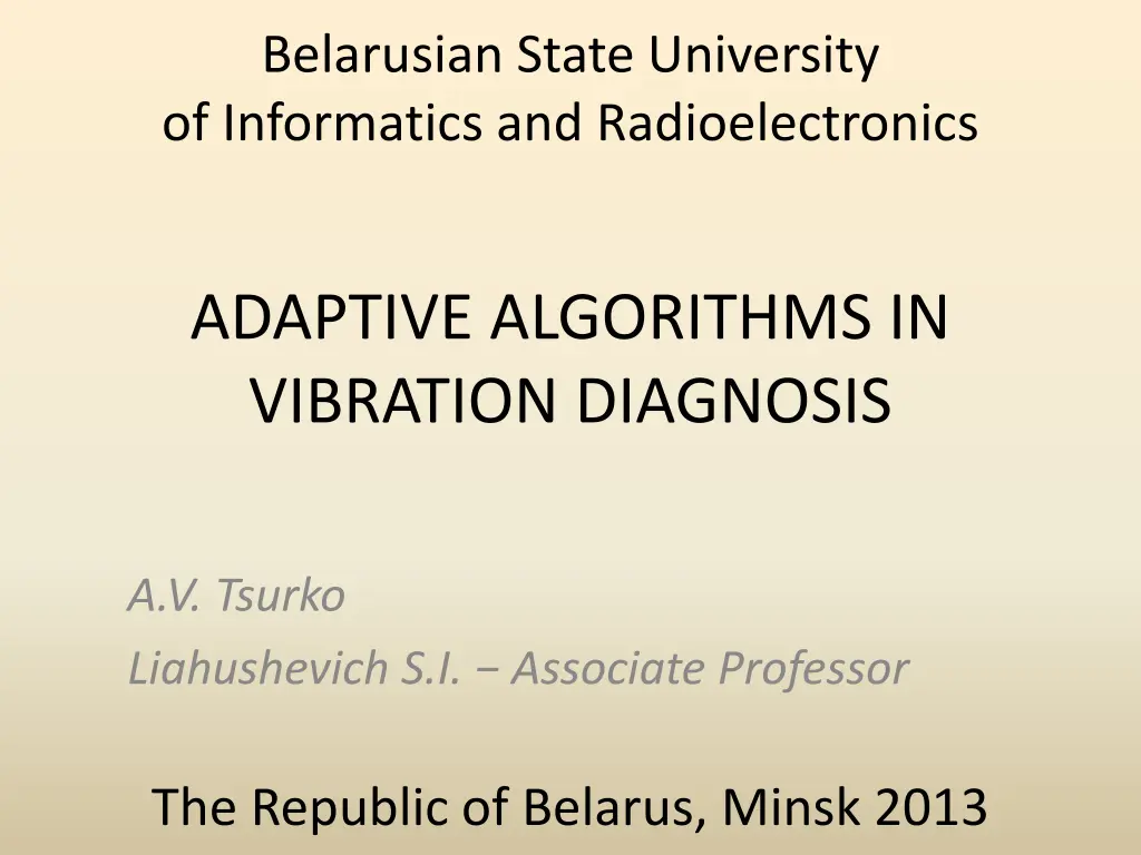 belarusian state university of informatics n.w