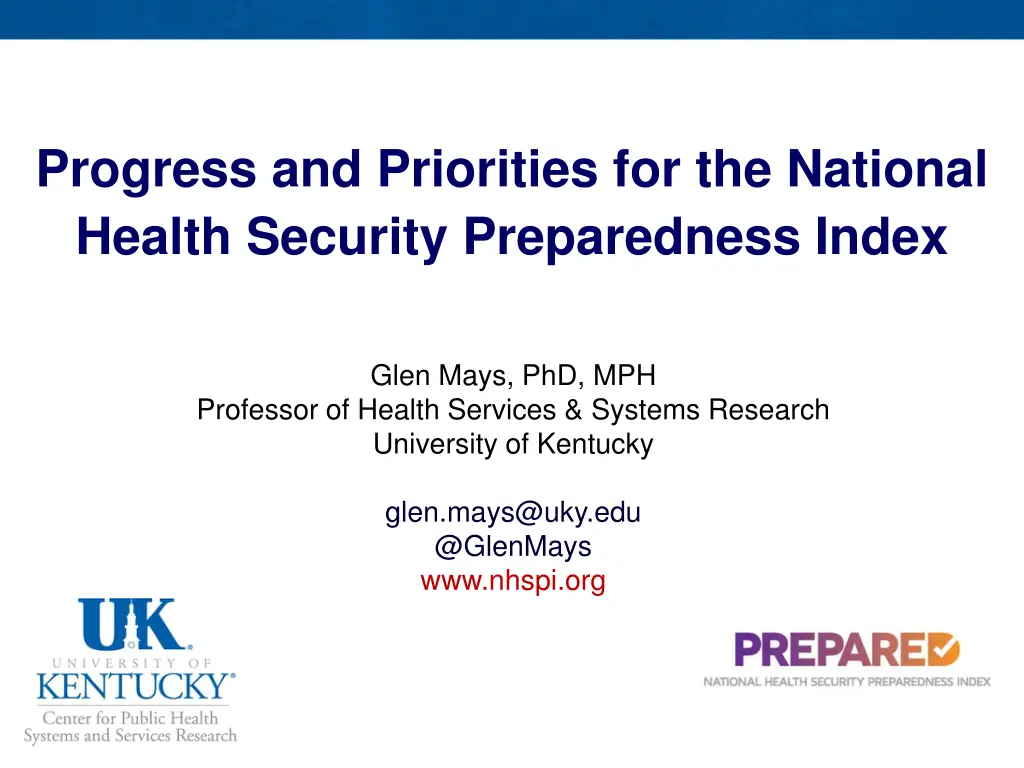 progress and priorities for the national health n.w