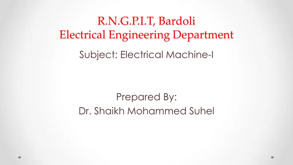 r n g p i t bardoli electrical engineering n.w