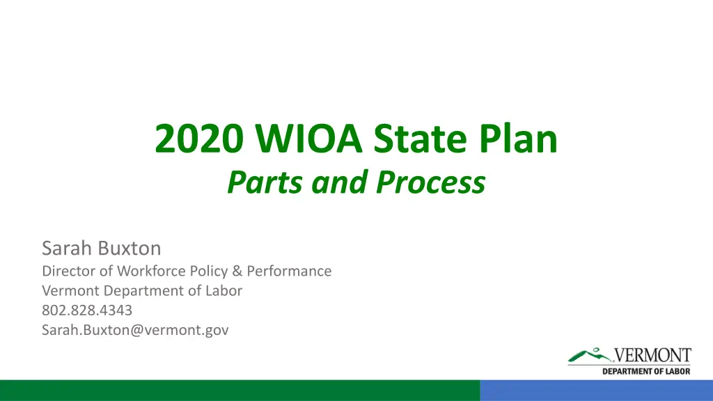 2020 wioa state plan parts and process n.w