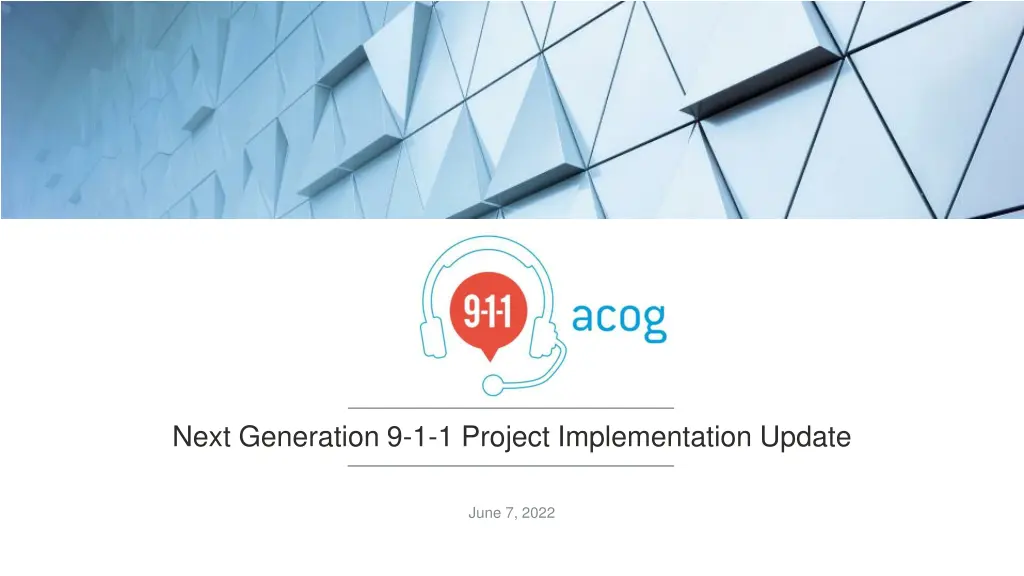 next generation 9 1 1 project implementation n.w