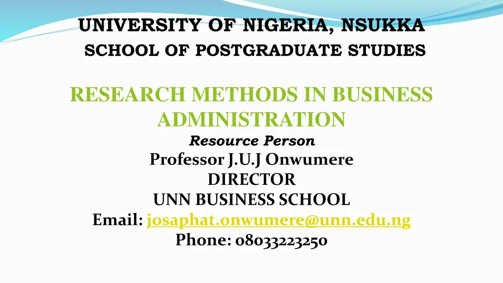 university of nigeria nsukka school n.w