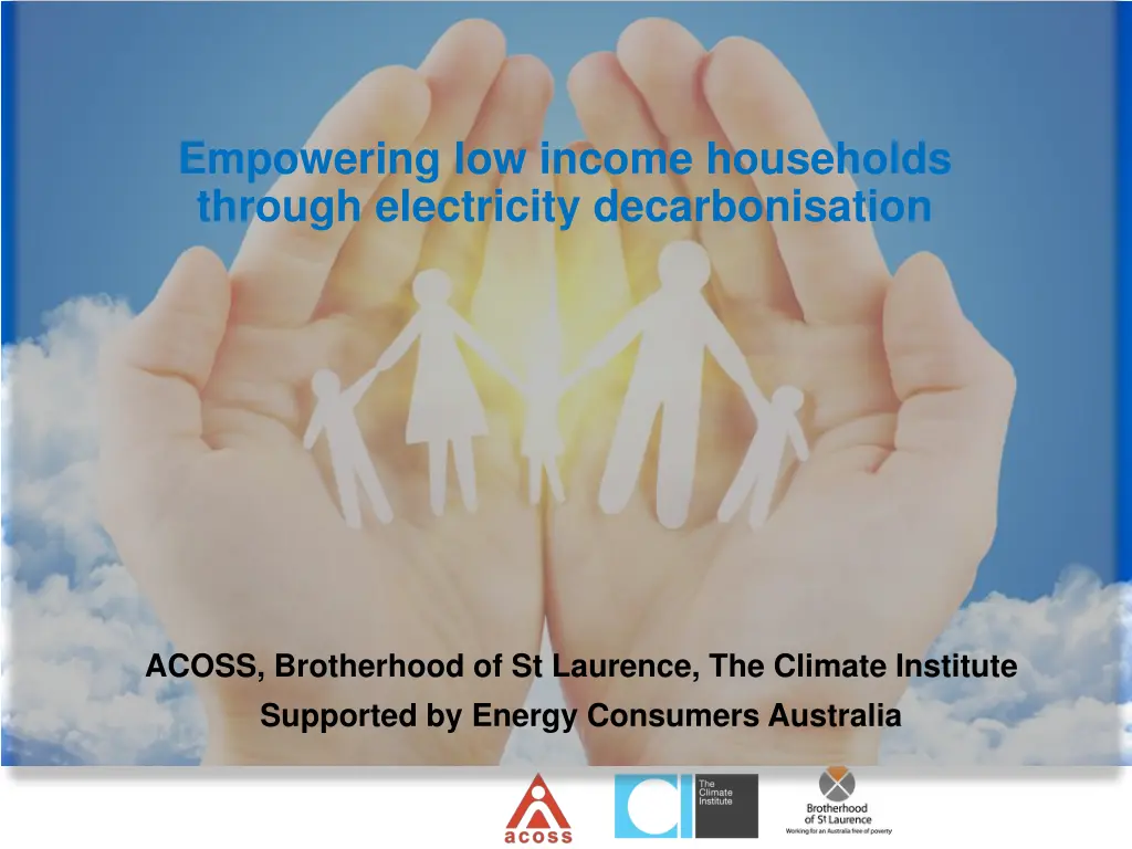 empowering low income households through n.w