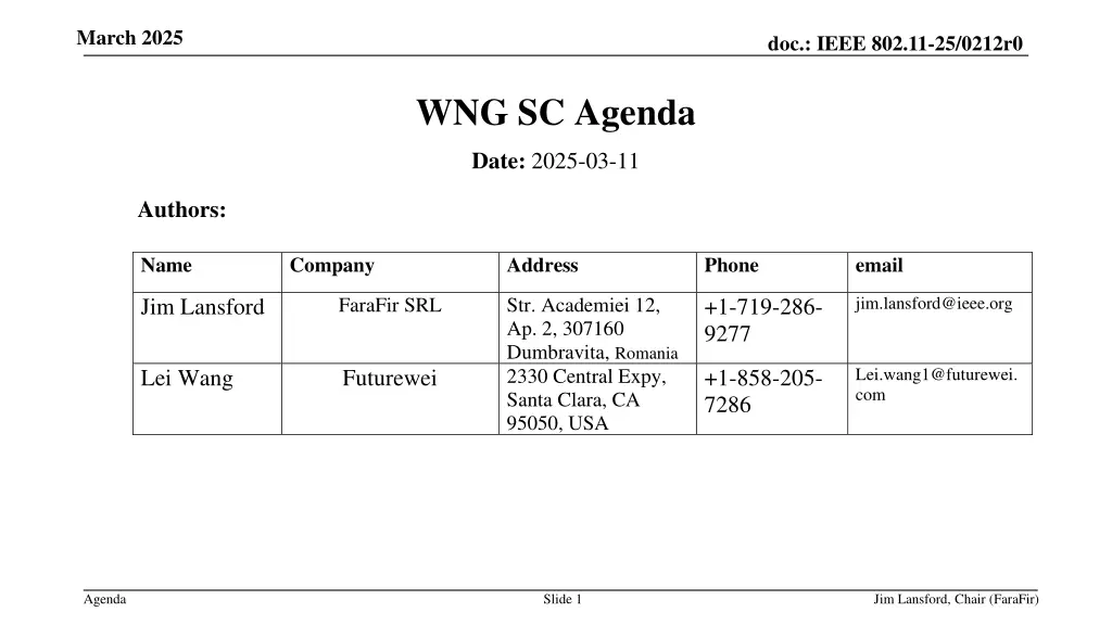march 2025 n.w