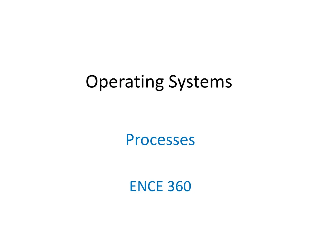 operating systems n.w