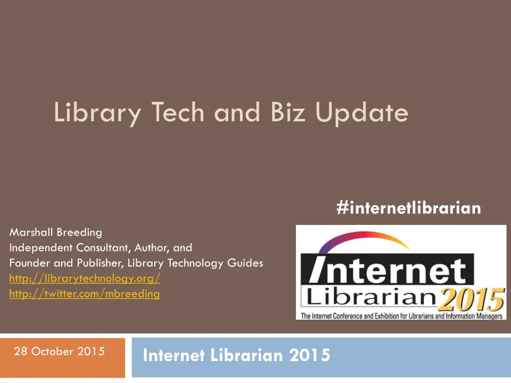 library tech and biz update n.w