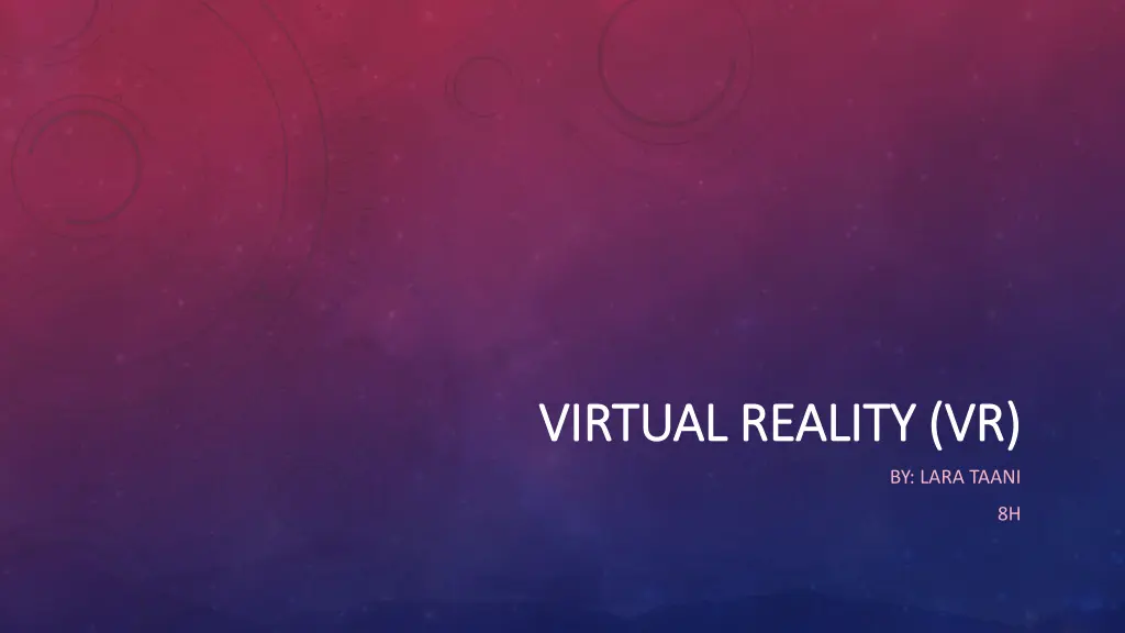 virtual reality vr virtual reality vr n.w