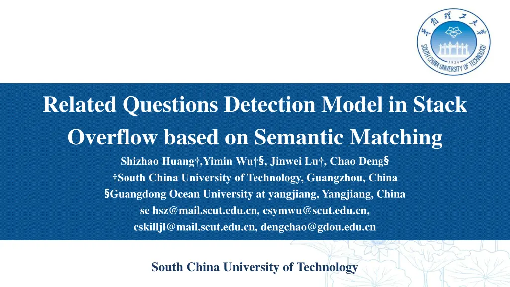 related questions detection model in stack n.w