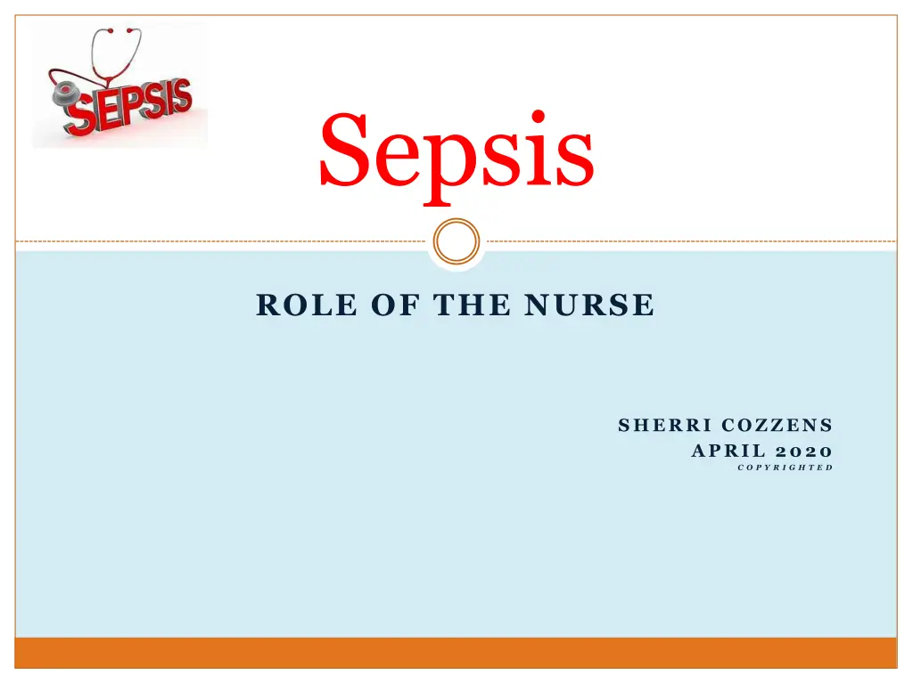 sepsis n.w