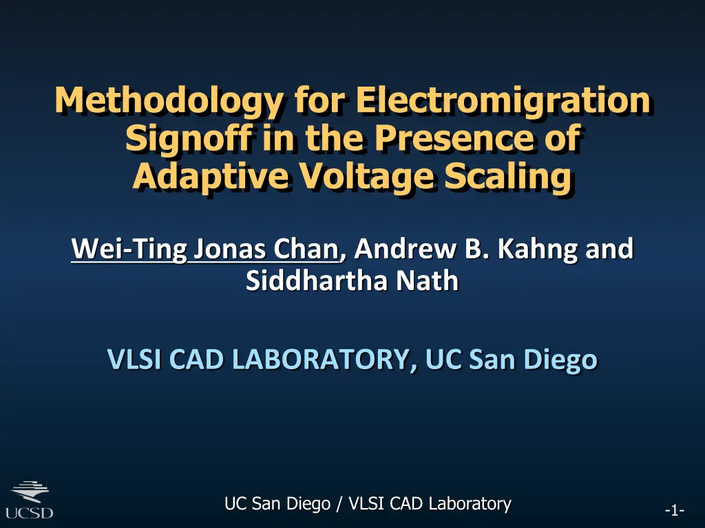 methodology for electromigration signoff n.w