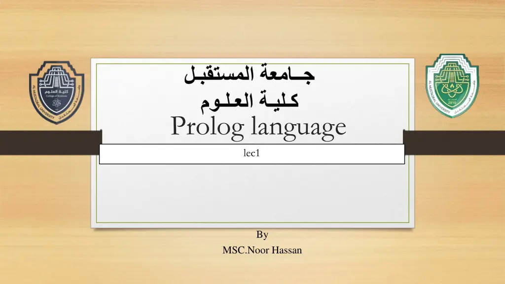 prolog language lec1 n.w
