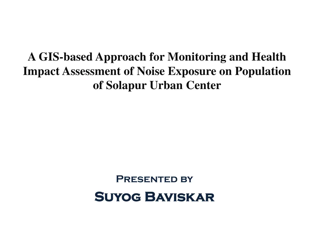 a gis based approach for monitoring and health n.w