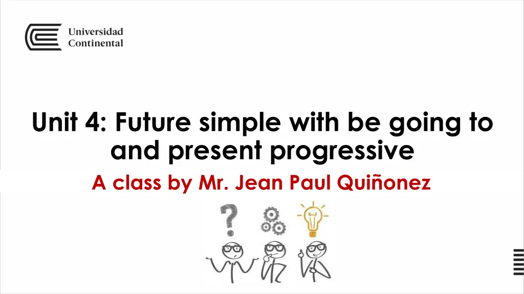 unit 4 future simple with be going to and present n.w