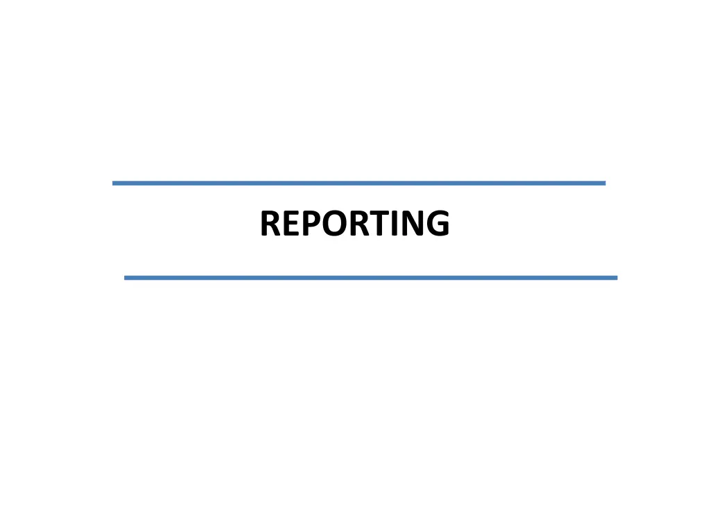 reporting n.w
