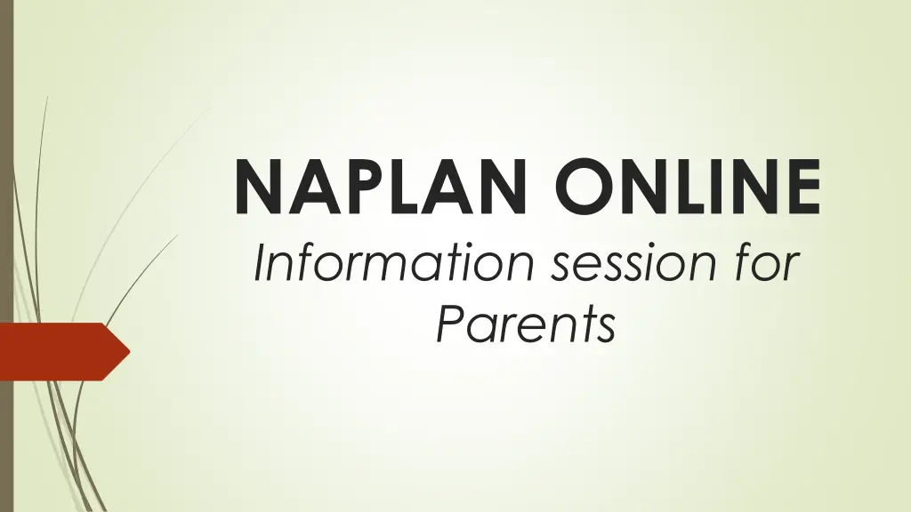 naplan online information session for parents n.w