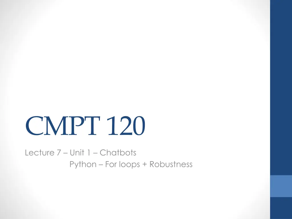 cmpt 120 n.w
