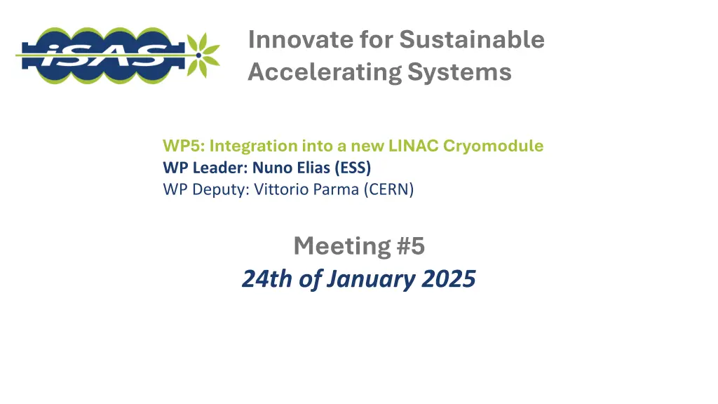 innovate for sustainable accelerating systems n.w