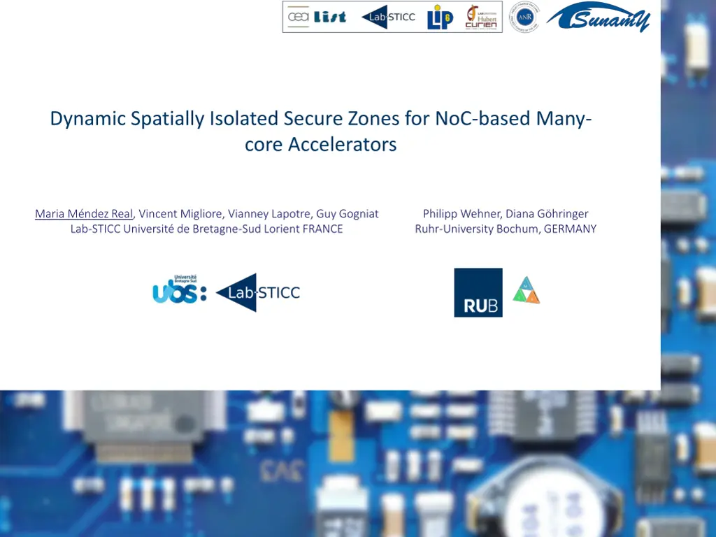 dynamic spatially isolated secure zones n.w