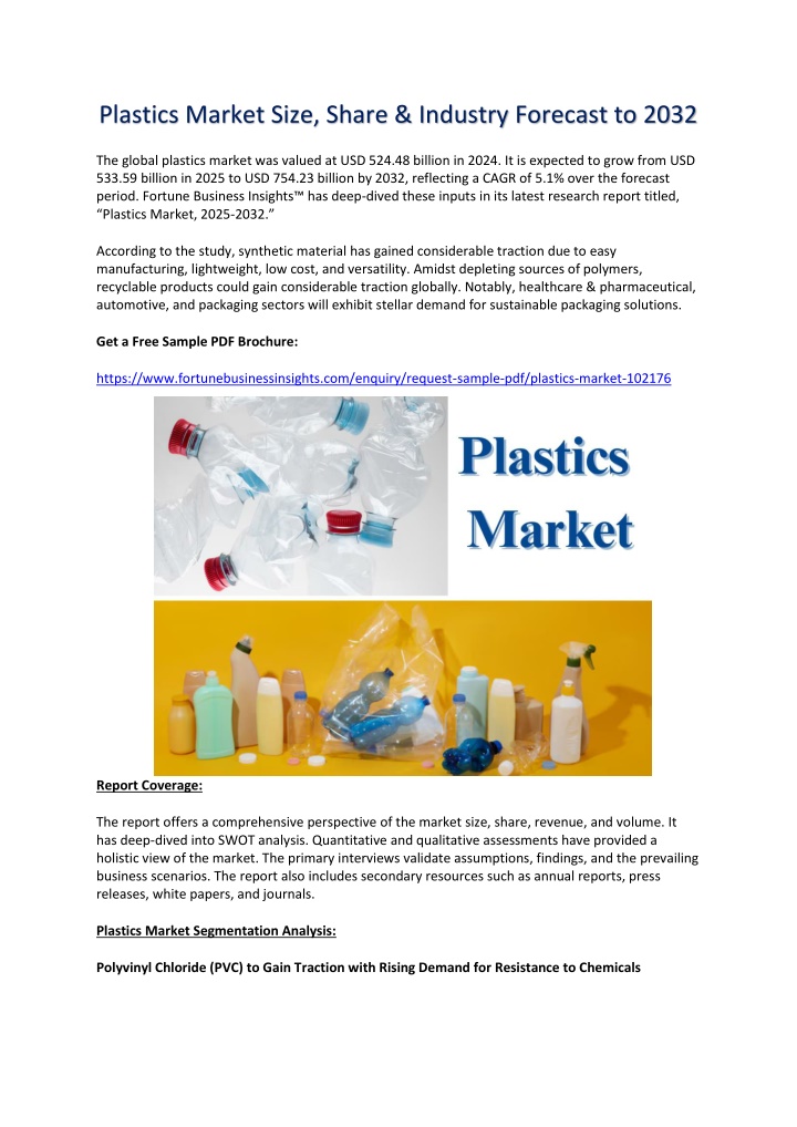 plastics market size share industry forecast n.w