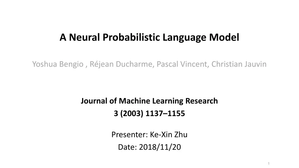 a neural probabilistic language model n.w