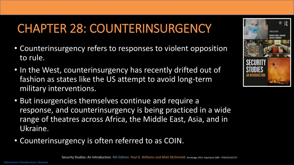 chapter 28 counterinsurgency chapter n.w