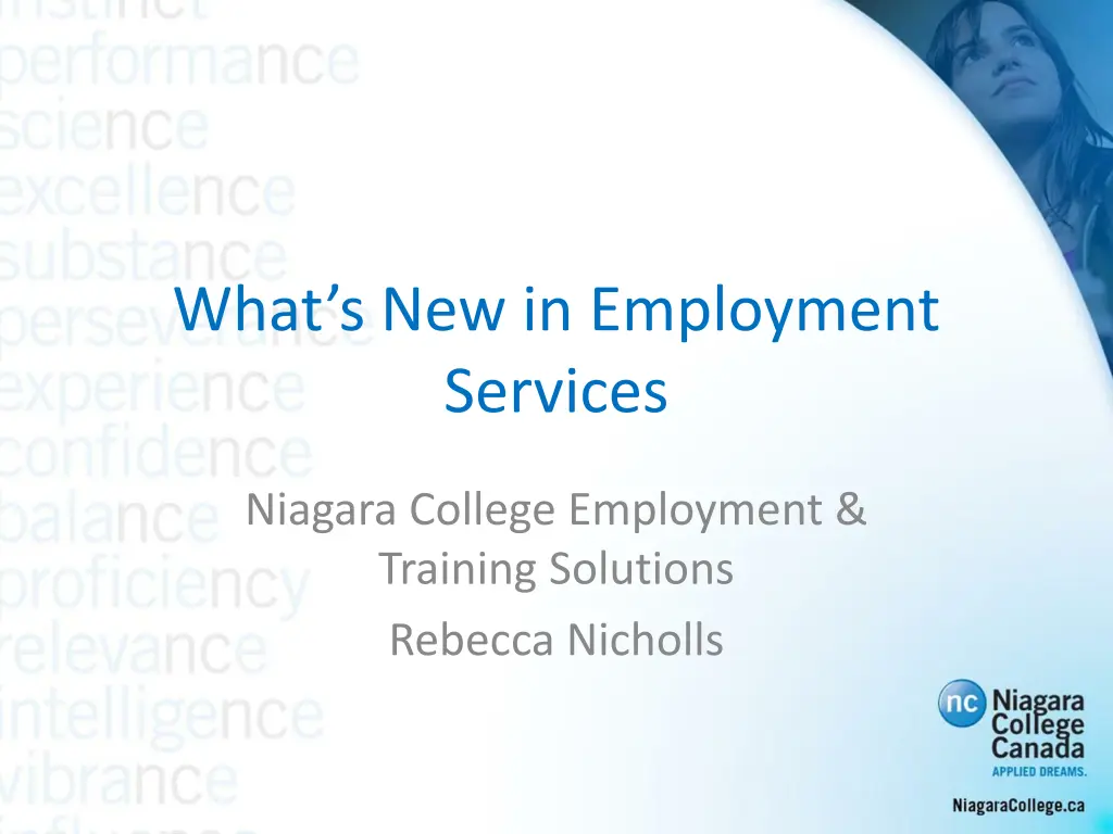 what s new in employment services n.w