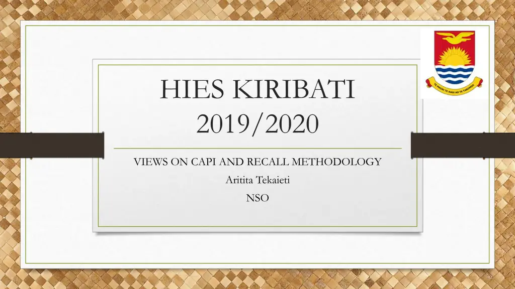 hies kiribati 2019 2020 n.w