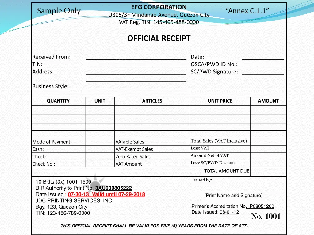 efg corporation u305 3f mindanao avenue quezon n.w