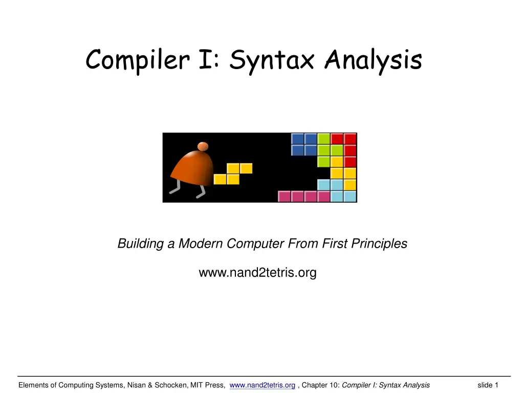 compiler i syntax analysis n.w
