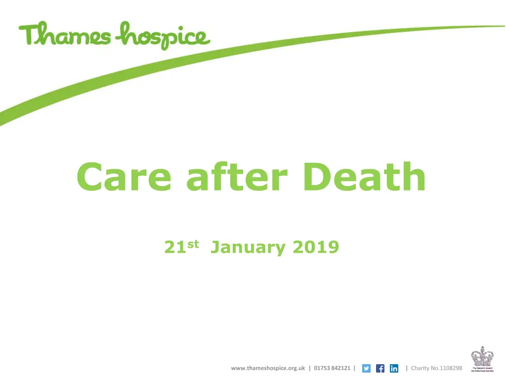 care after death n.w