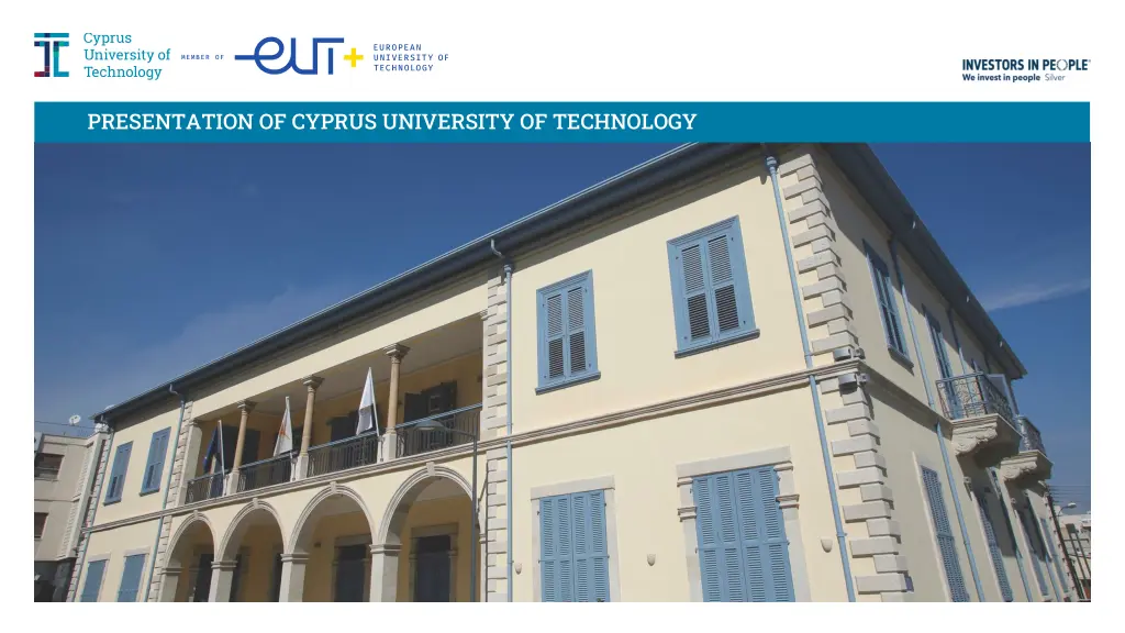 presentation of cyprus university of technology n.w