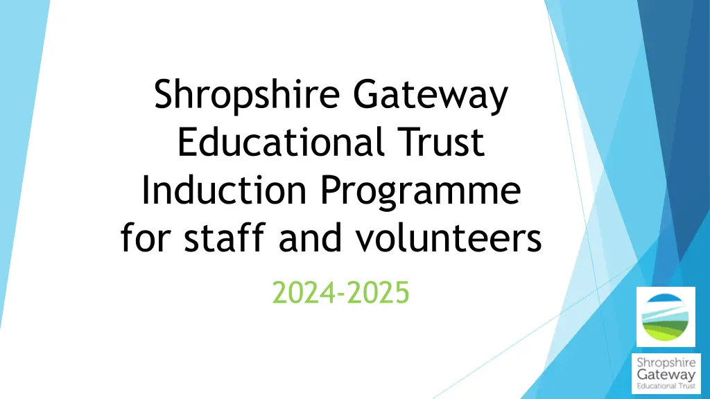 shropshire gateway educational trust induction n.w