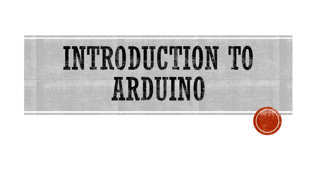 introduction to arduino n.w