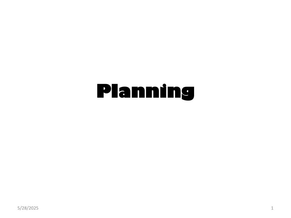 planning planning n.w