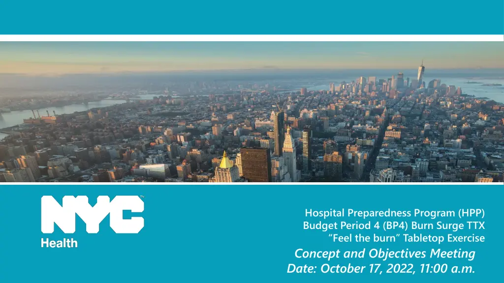 hospital preparedness program hpp budget period n.w