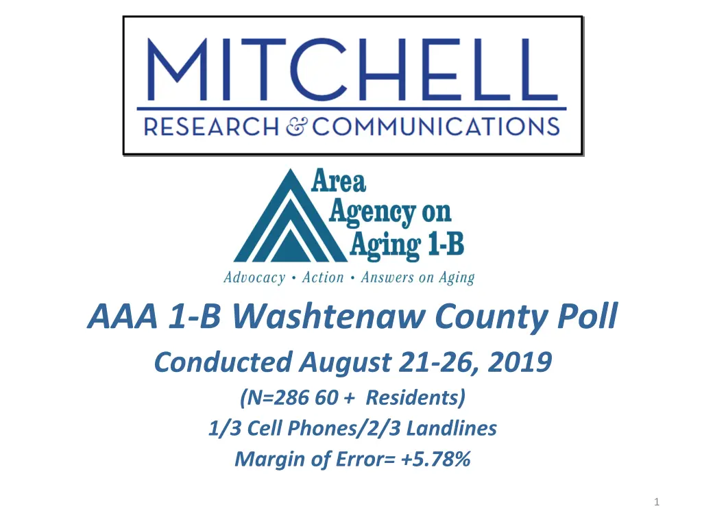 aaa 1 b washtenaw county poll conducted august n.w
