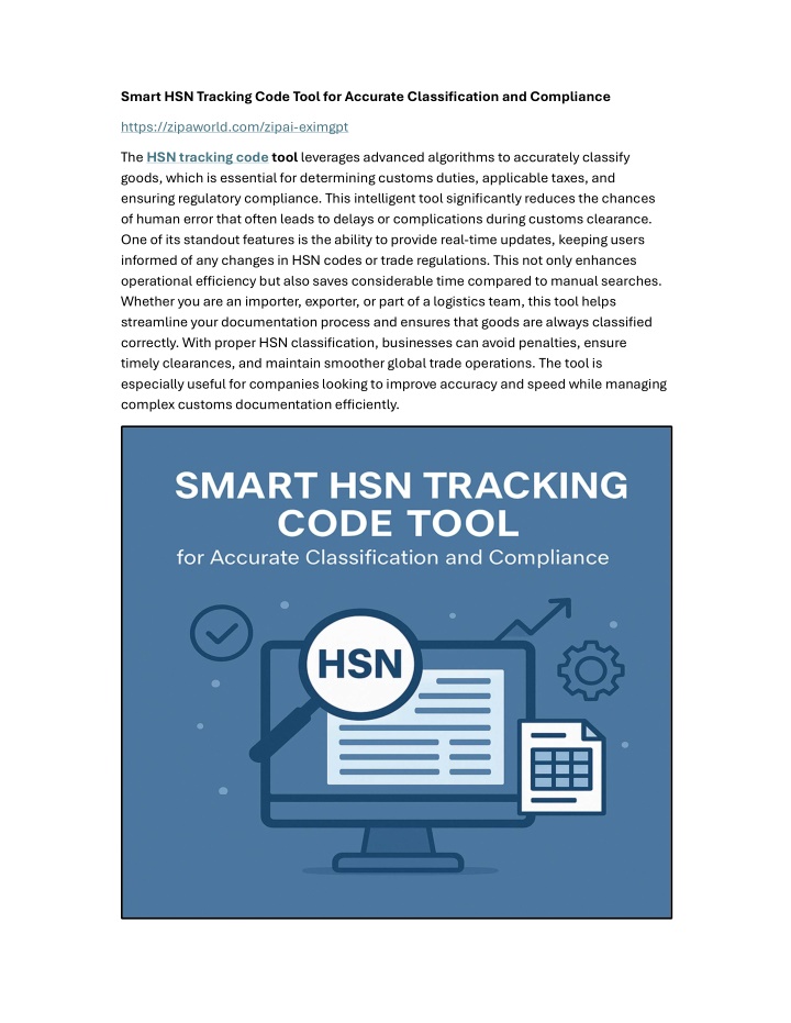 smart hsn tracking code tool for accurate n.w