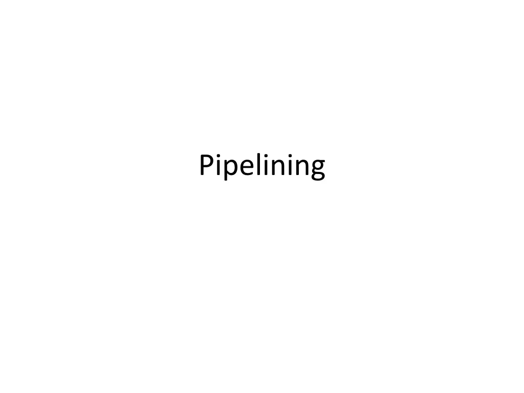 pipelining n.w