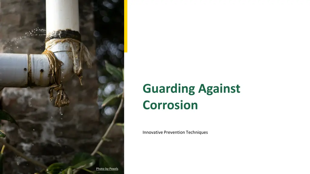 guarding against corrosion n.w