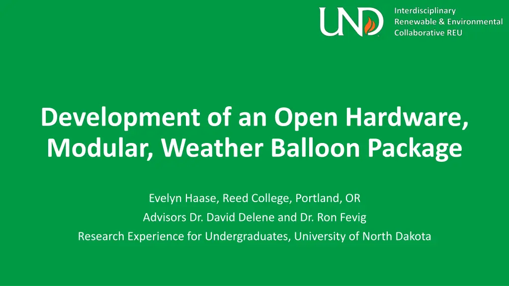 development of an open hardware modular weather n.w