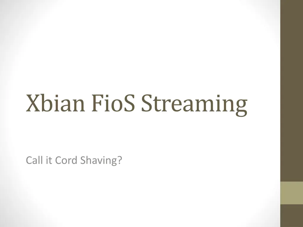 xbianfiosstreaming n.w