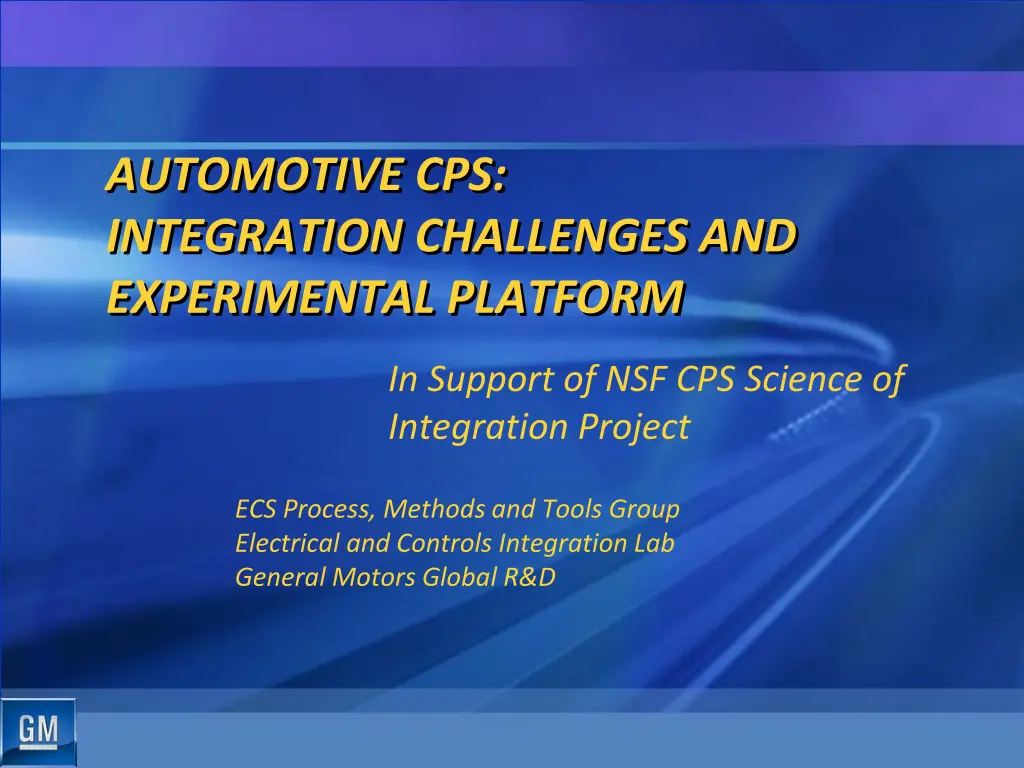 automotive cps integration challenges n.w