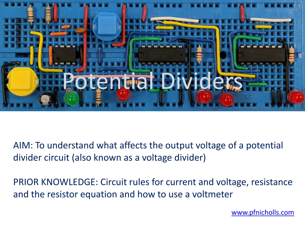 potential dividers n.w