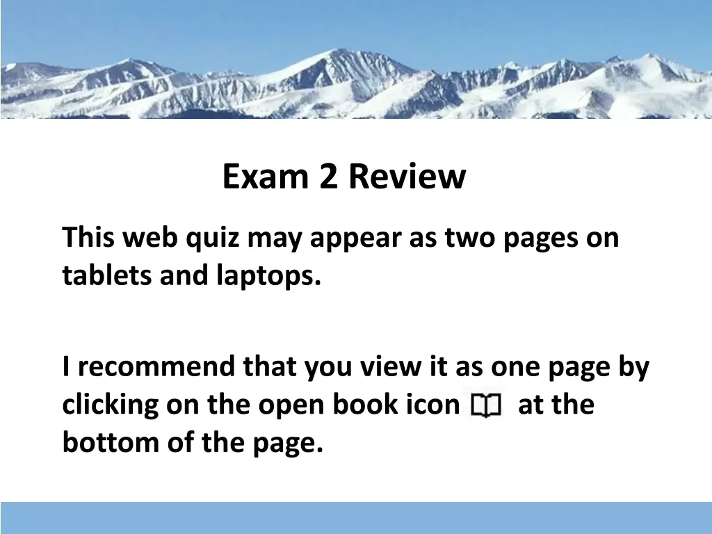 exam 2 review n.w