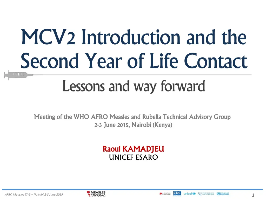 mcv2 introduction and the second year of life n.w