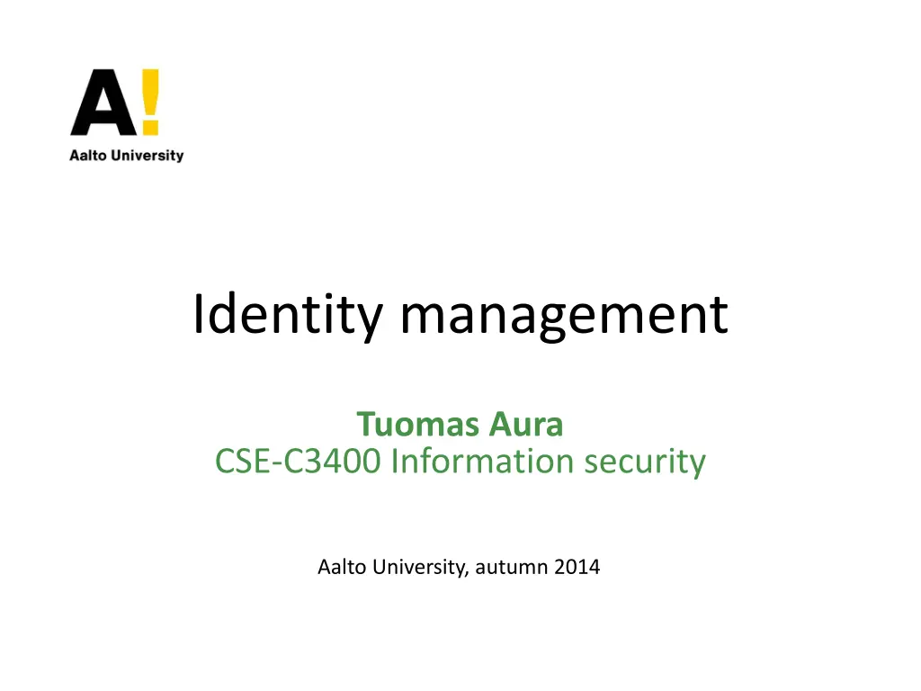 identity management n.w